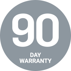 90 day warranty icon