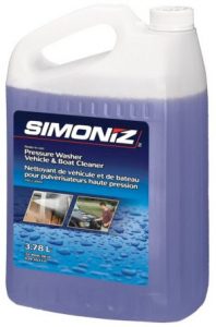 detergent simoniz pressure washer vehicle and boat cleaner