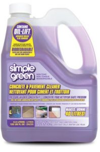 detergent simple green concrete and pavement cleaner