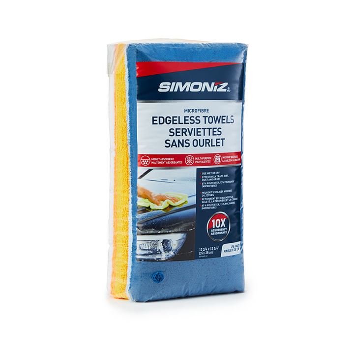 Chiffons de nettoyage en microfibres Simoniz, paq. 3