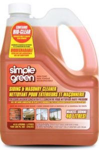 detergent simple green siding and masonry cleaner