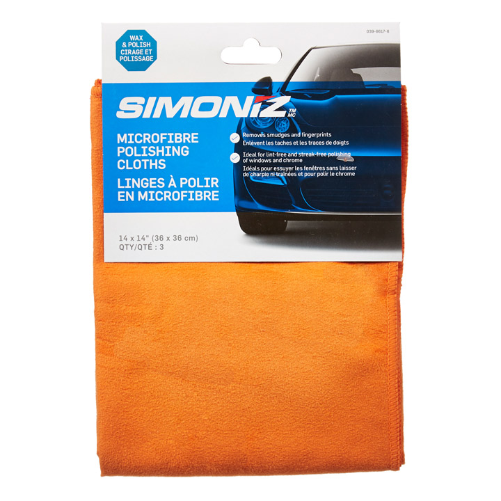 simoniz microfibre polishing cloths